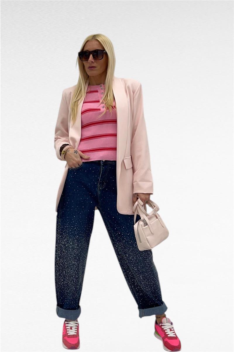 blazer con manica regolare bis